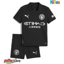 Camiseta Manchester City Visitante Equipación para niños 2025-26 manga corta (+ pantalones cortos)
